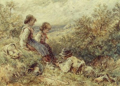 不明な画像 作： Myles Birket Foster